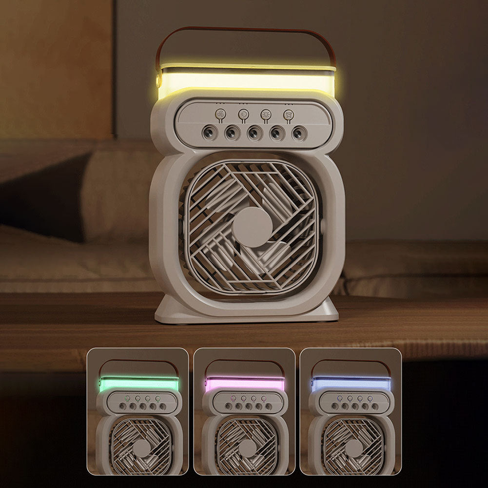 3-in-1 Personal Air Cooler with LED Mood Lighting