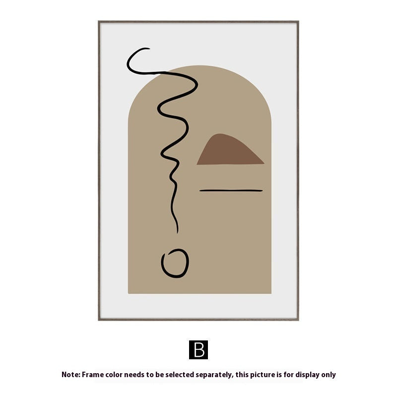 Living Room Sofa Background Wall Art