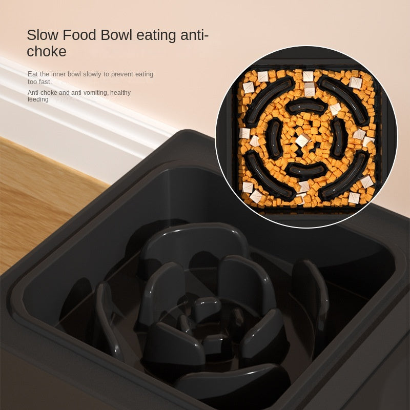 Dog Double Bowls Adjustable Height