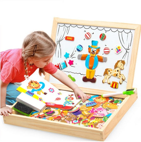 Wooden Magnetic Puzzle Box