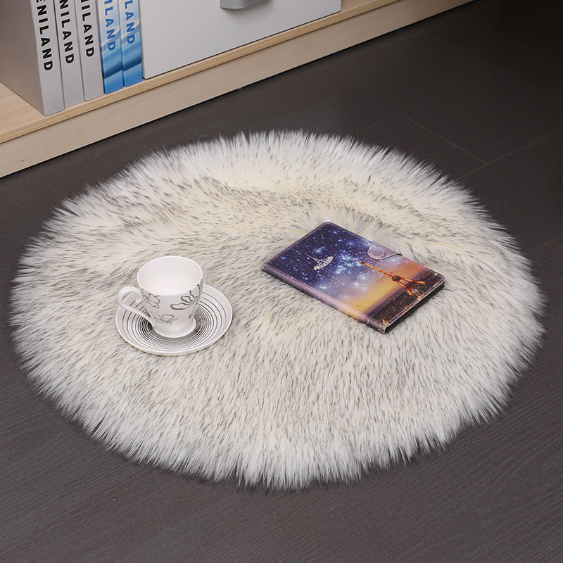 Plush Round Carpet