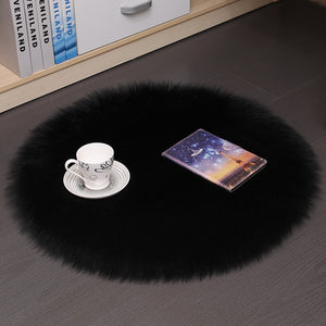 Plush Round Carpet