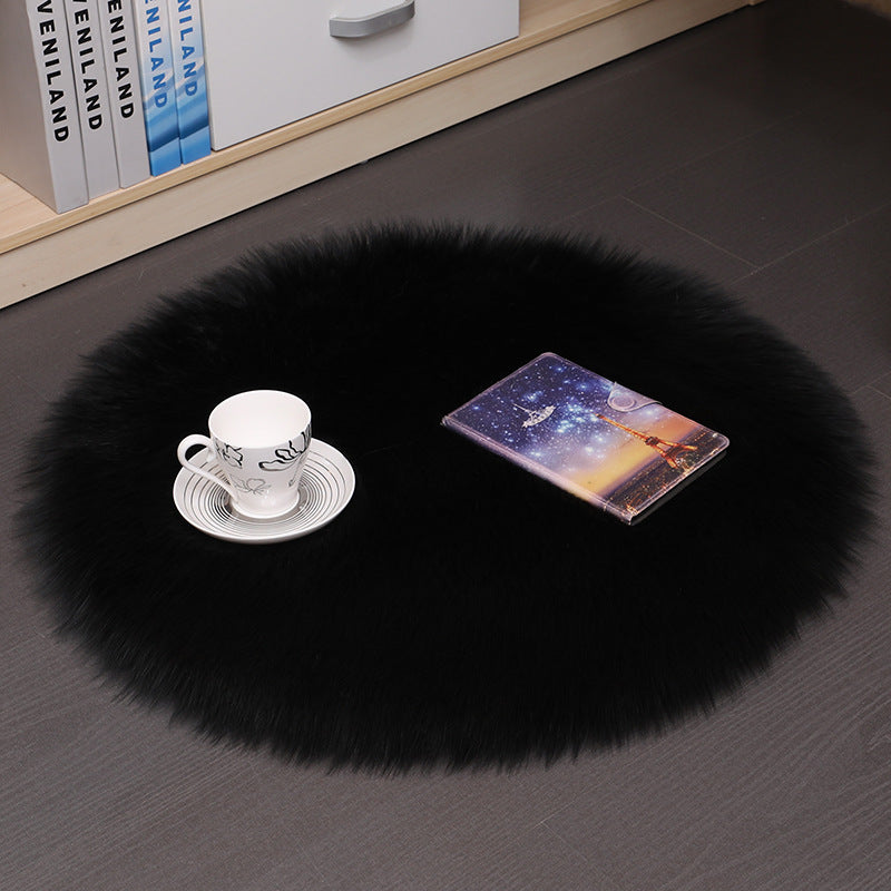Plush Round Carpet