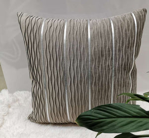 Striped Velvet Pillow