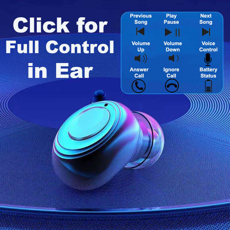 Waterproof Bluetooth Sports Earbuds with Digital Display