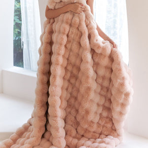 Bubble Velvet Blanket