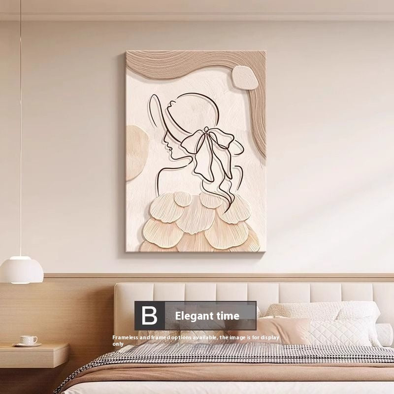Decorative Painting Cream Abstract