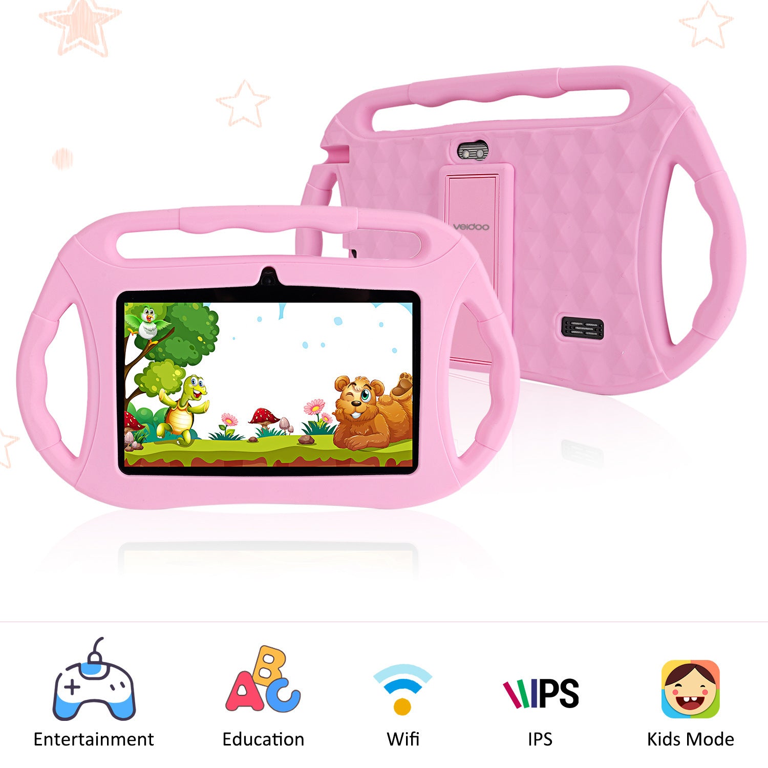 7-Inch Kids' Learning Tablet with Protective Case