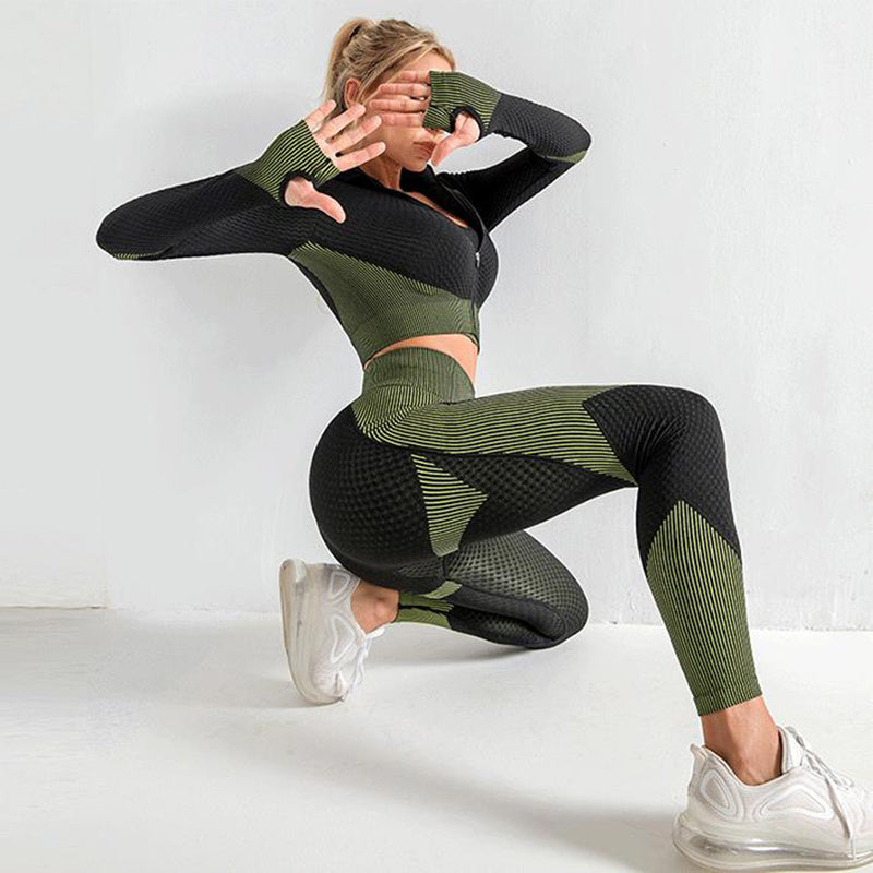 3-Piece Seamless Yoga Set