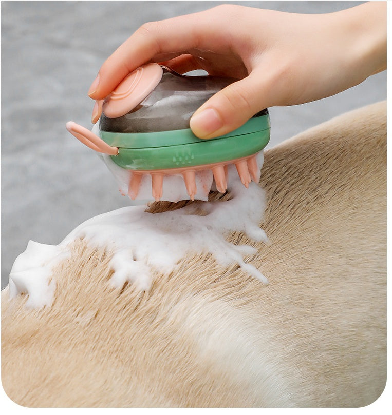 2-in-1 Pet Cleaning Bathing Massage Brush