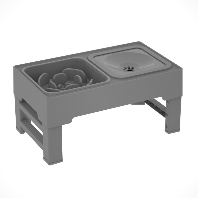 Dog Double Bowls Adjustable Height