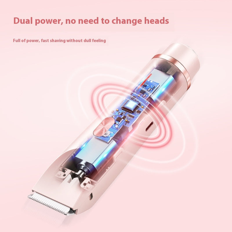 2-in-1 Electric Body Hair Trimmer & Shaver