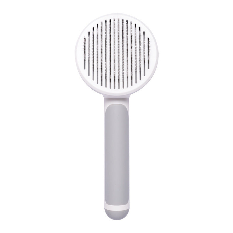 Pet Cat Brush Steel Wire Self-Cleaning