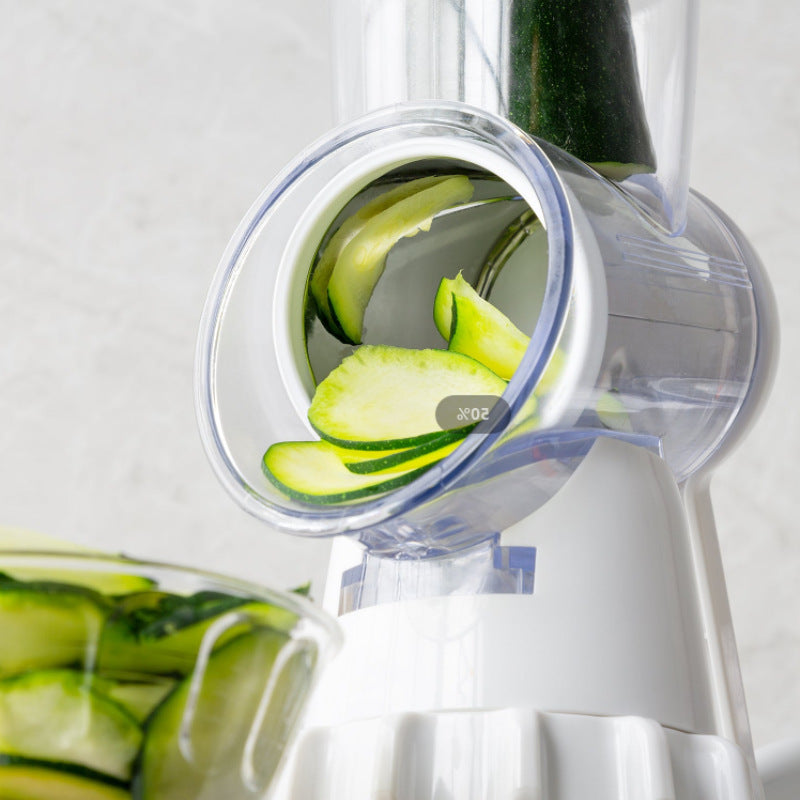 3-in-1 Manual Vegetable Slicer with Suction Base