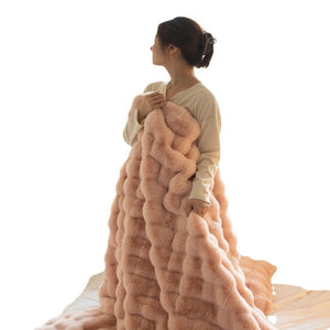 Bubble Velvet Blanket