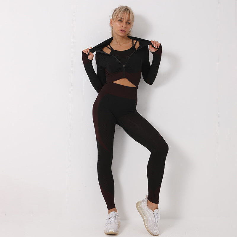 3-Piece Seamless Yoga Set