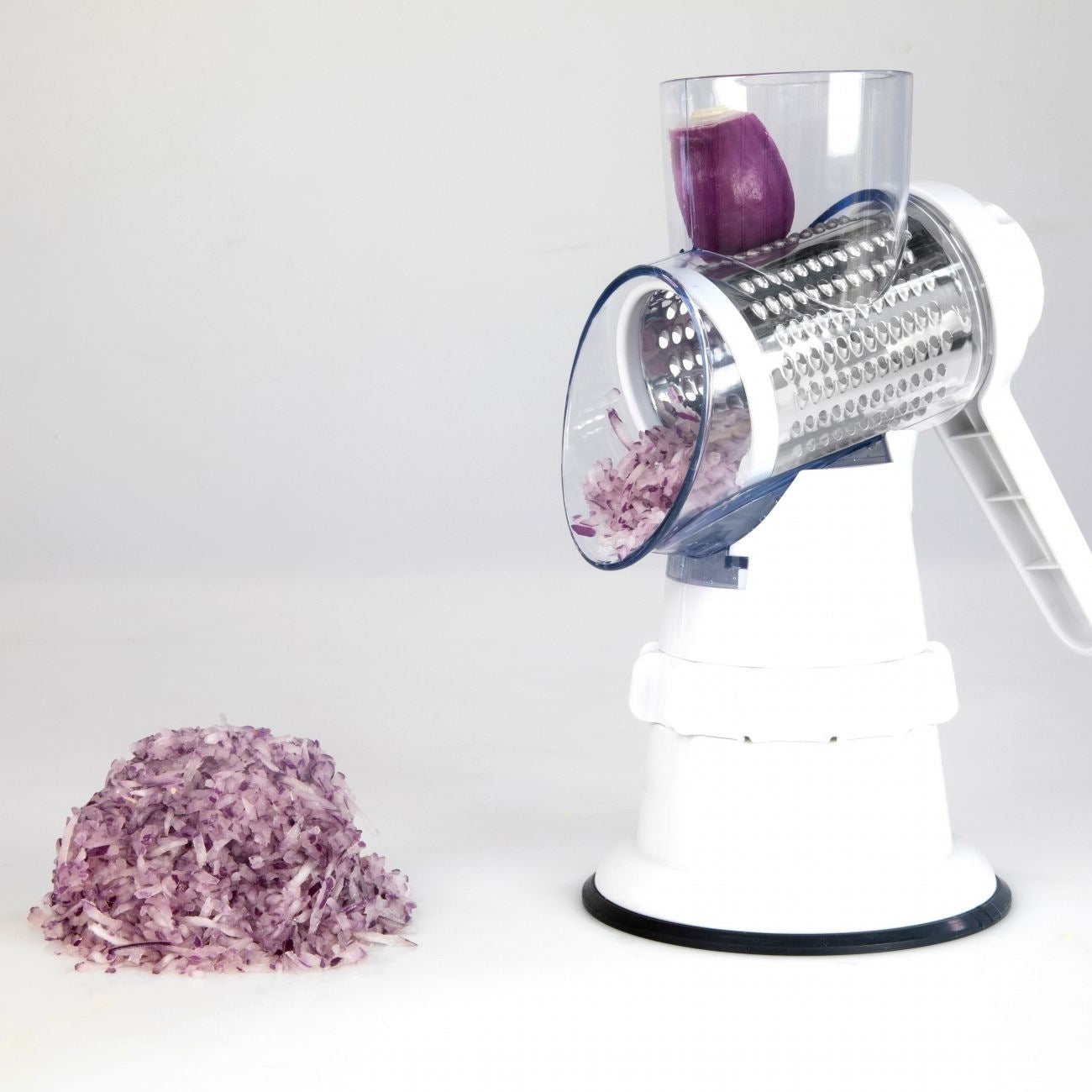 3-in-1 Manual Vegetable Slicer with Suction Base