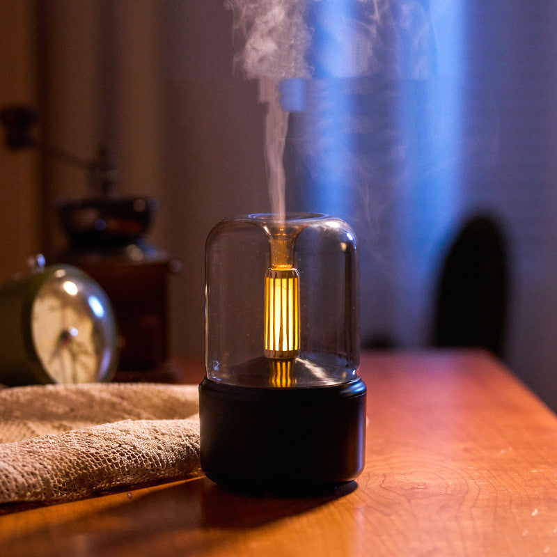 Candlelight Aromatherapy Humidifier with LED Ambiance