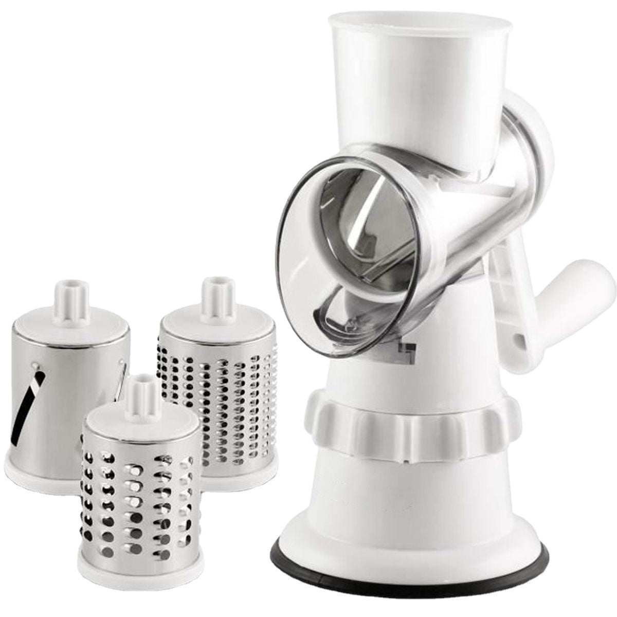 3-in-1 Manual Vegetable Slicer with Suction Base