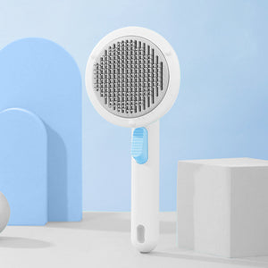 Pet Cat Brush Steel Wire Self-Cleaning