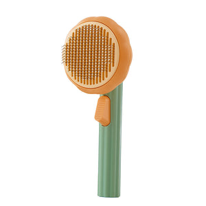 Pet Cat Brush Steel Wire Self-Cleaning