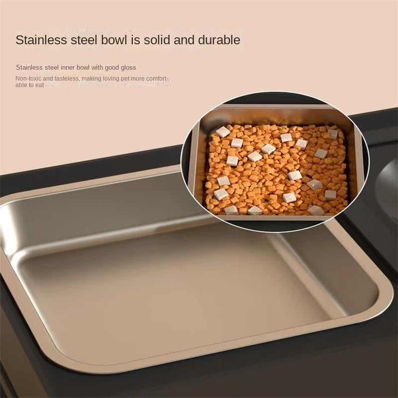 Dog Double Bowls Adjustable Height