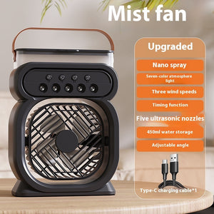 3-in-1 Personal Air Cooler with LED Mood Lighting