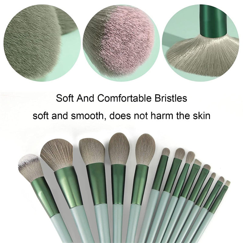 Complete 13-Piece Makeup Brush Collection