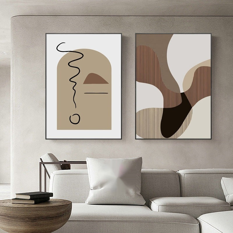 Living Room Sofa Background Wall Art