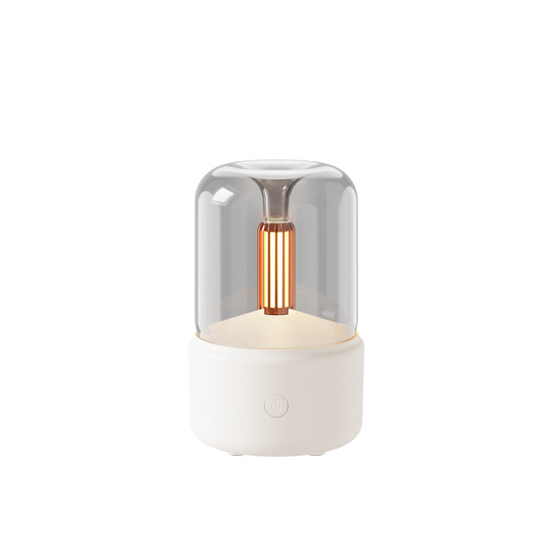 Candlelight Aromatherapy Humidifier with LED Ambiance
