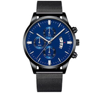 Mens Business Luxury Mesh Watch
