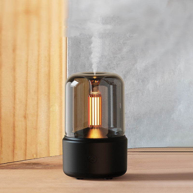 Candlelight Aromatherapy Humidifier with LED Ambiance