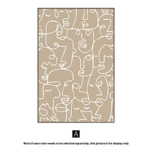 Living Room Sofa Background Wall Art