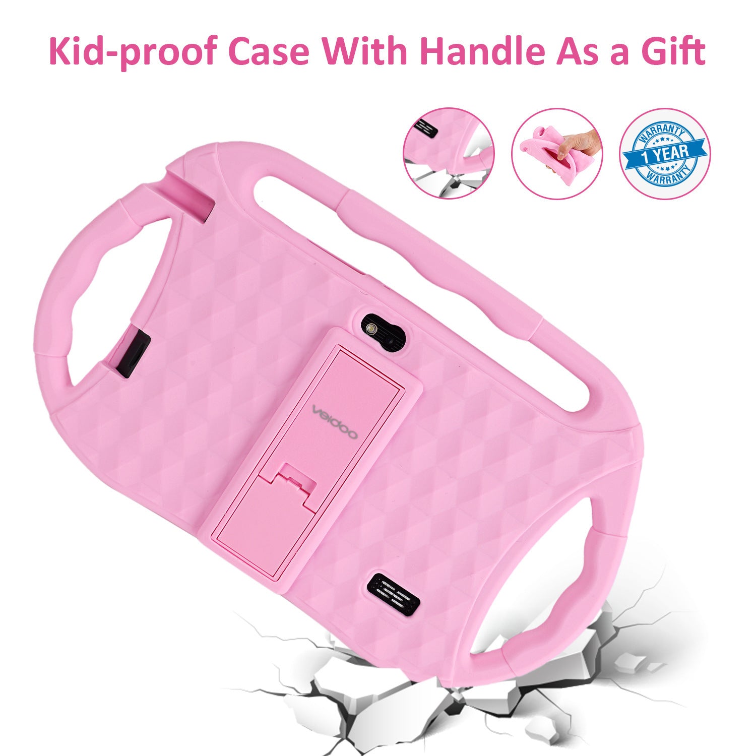 7-Inch Kids' Learning Tablet with Protective Case