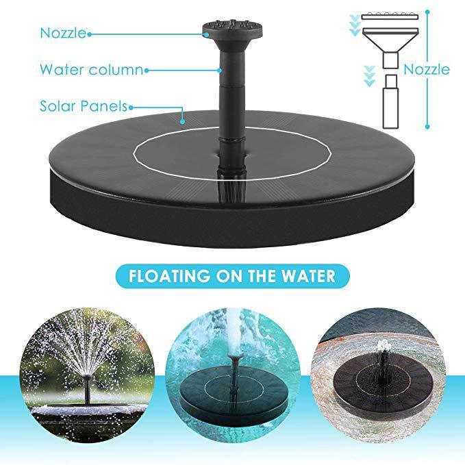 Solar Garden Fountain That Works Like Magic