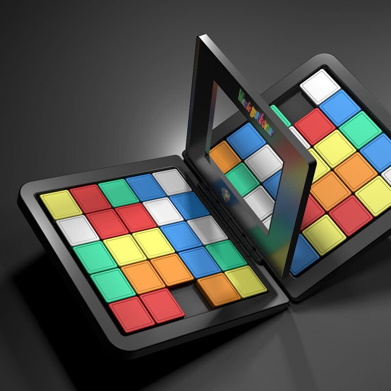Color Battle Square Race Game Parent-Child Square Desktop Kids Puzzles Learning Educational Toys Anti Stress Boys Girls Gifts