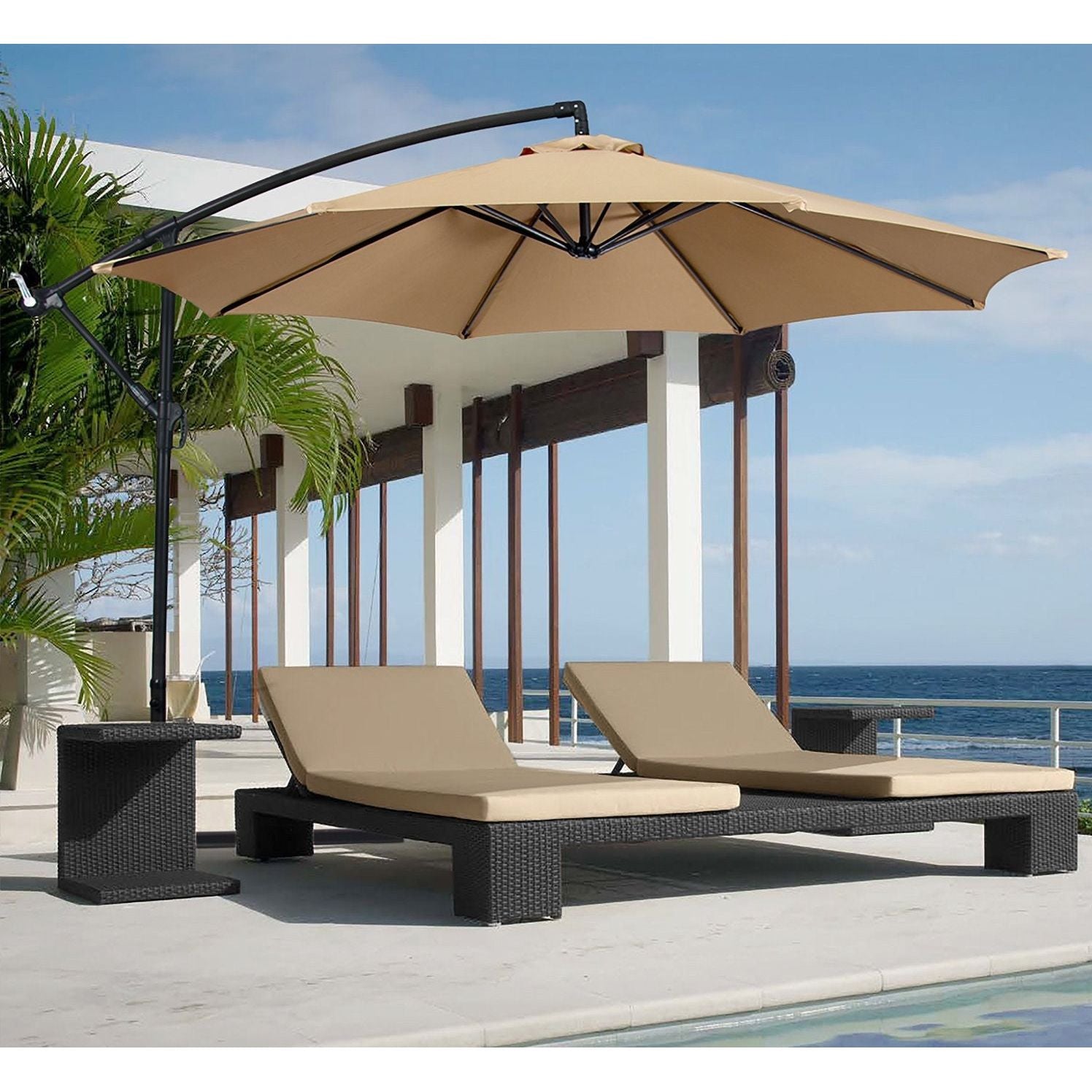 Outdoor 3m Side Leisure Patio Umbrella