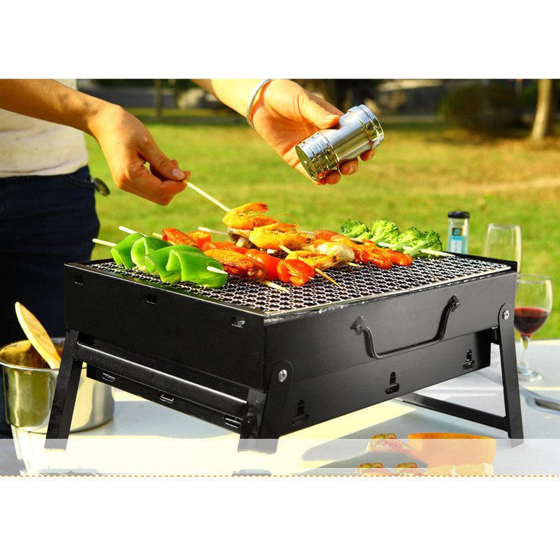 Barbecue Large Outdoor Barbecue Portable Charcoal Grill BBQ Barbecue Folding Barbecue Grill