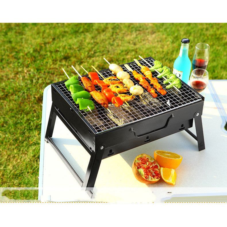 Barbecue Large Outdoor Barbecue Portable Charcoal Grill BBQ Barbecue Folding Barbecue Grill