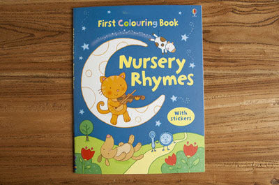 Usborne Colouring Book Baby Learn English Cartoon Coloring Book Painting Graffiti Sticker