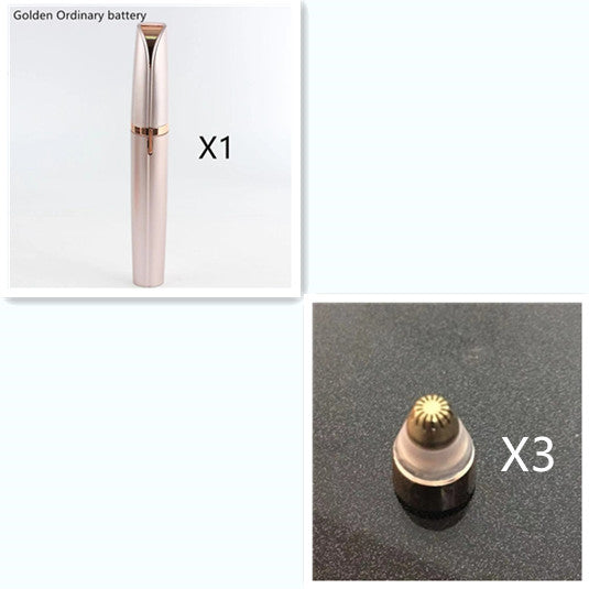 Precision Eyebrow Trimmer with LED Light