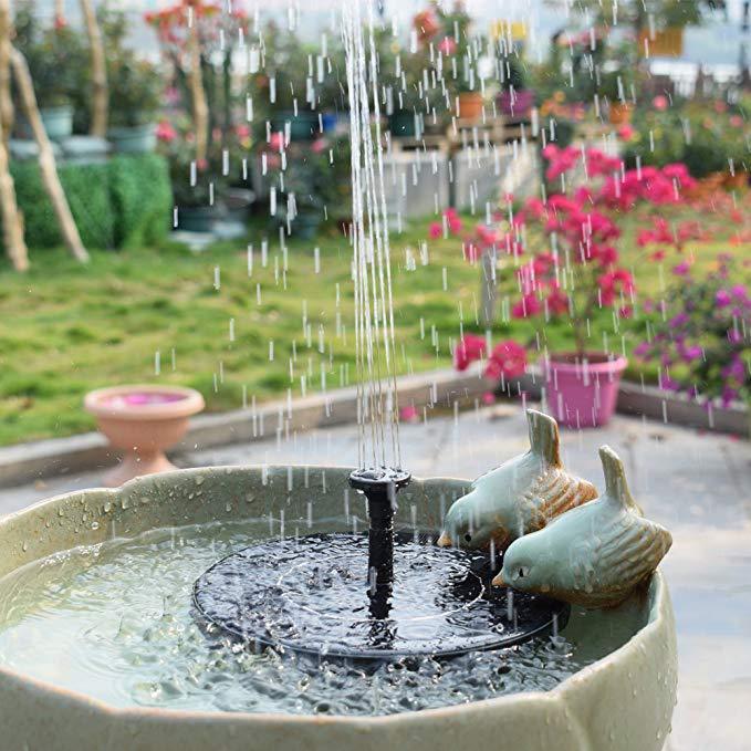 Solar Garden Fountain That Works Like Magic