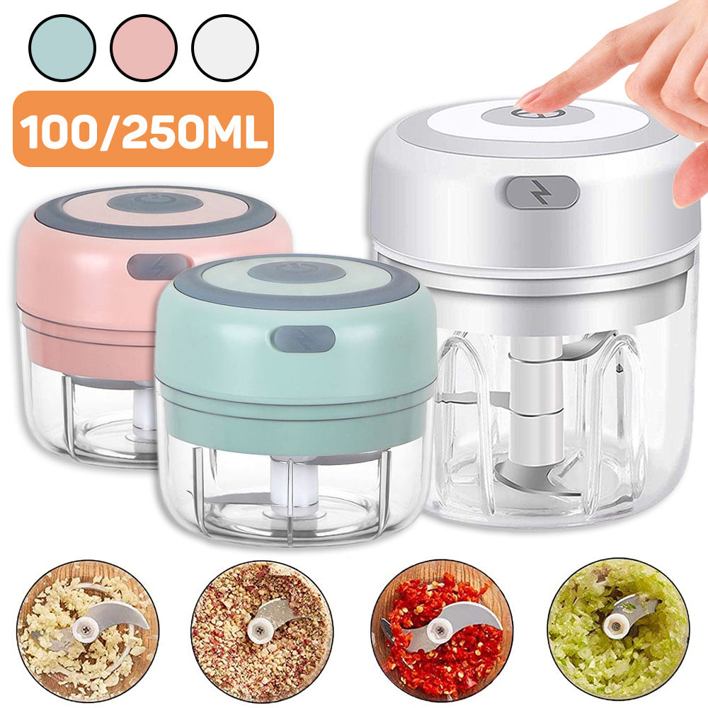 Mini Electric Garlic Chopper - USB Rechargeable