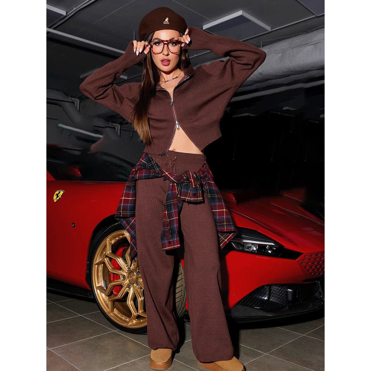 Two-piece Set Casual Cardigan Suit Women