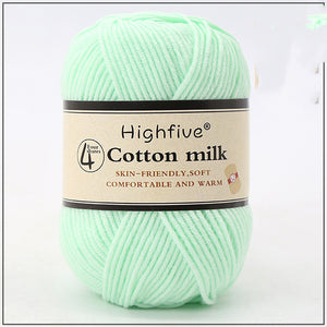 Milk Cotton Wool For Knitting Baby Crochet Yarn Wea