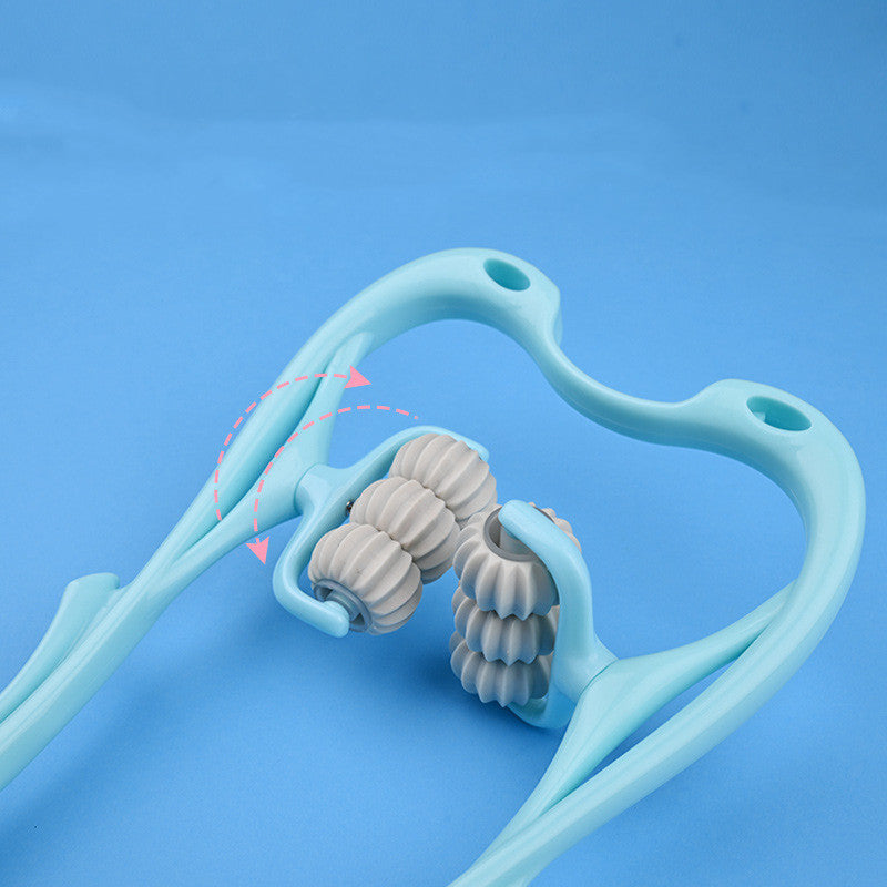 Six-Wheel Neck Massager with Crystal