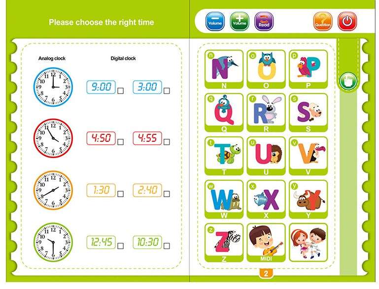 English Finger Point Reading Device