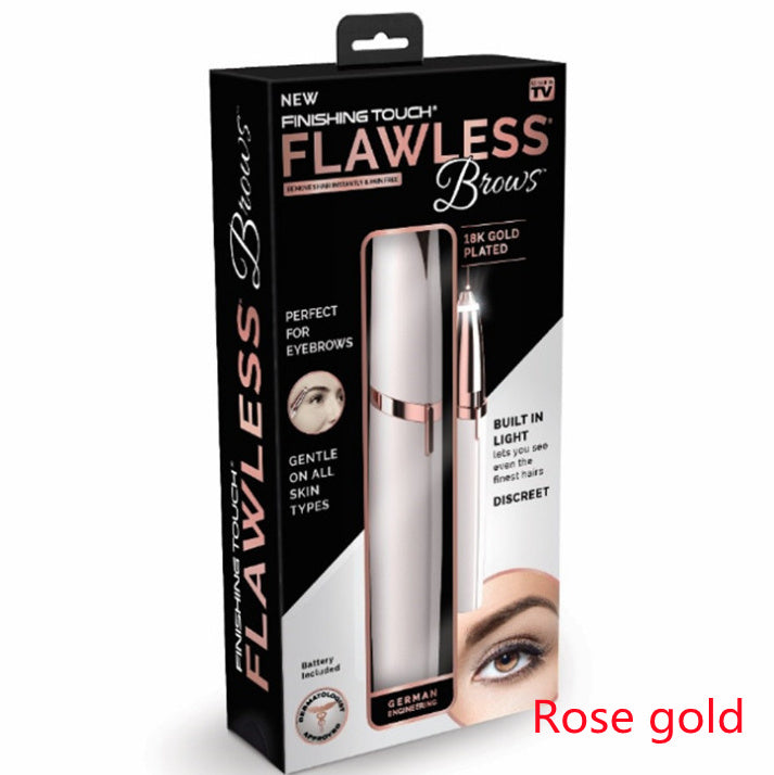Precision Eyebrow Trimmer with LED Light