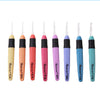 8pcs Set Crochet Hooks With Led Plastic Handle Knitting Needles Set 2.5 6mm Needle Sewing Kit Multicolour Sewing Tool