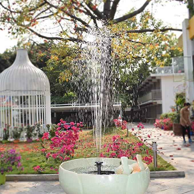 Solar Garden Fountain That Works Like Magic